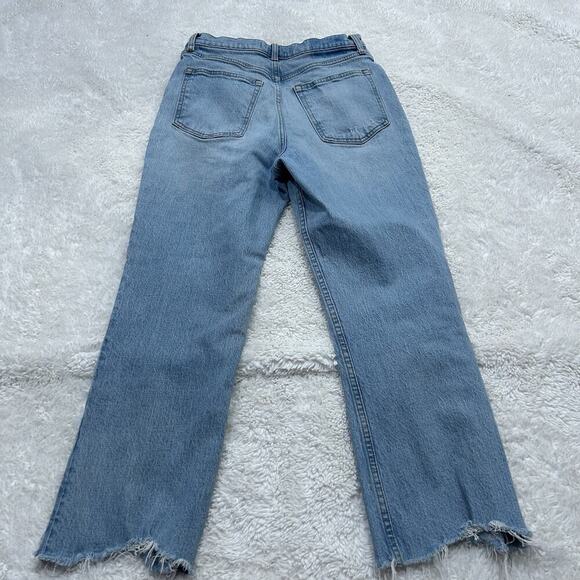 Abercrombie Fitch Kick Flare Ultra High Rise Jeans Womens New Size 28/6R Casual - Picture 3 of 7